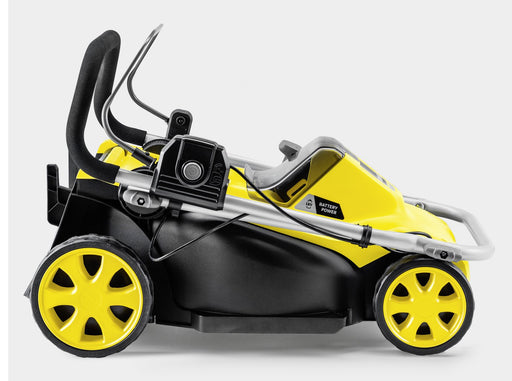 EAN 4066529036384 - Kärcher LMO 3-18 Cortacésped de empuje a gasolina Batería Amarillo, Negro imagen 2