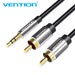EAN 6922794734401 - Vention BCFB cable de audio 10 m 3,5mm 2 x RCA Negro, Gris imagen 1