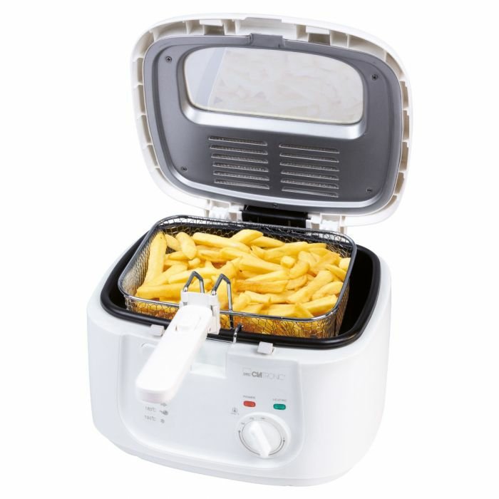 EAN 4006160639636 - Clatronic FR 3771 Sencillo 2,5 L 1800 W Freidora Blanco imagen 3