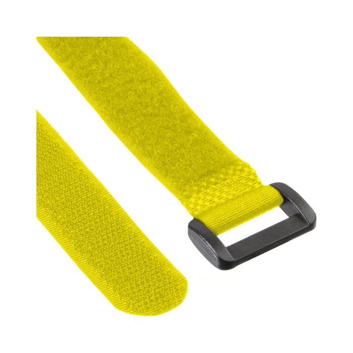 Tiras De Cables Inline De Velcro 20 X 200 Mm 10 Uds. Amarillo