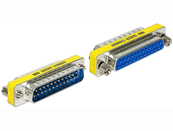 Delock Adaptador Sub-D 25pin M/H