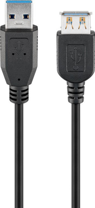 EAN 4040849939990 - Goobay 93999 cable USB USB 3.2 Gen 1 (3.1 Gen 1) 3 m USB A Negro imagen 1