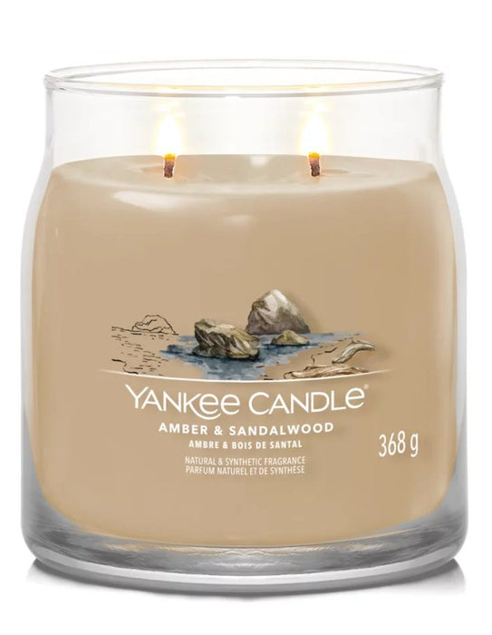 Yc Signature - Swieca Srednia Amber & Sandalwood Yankee
