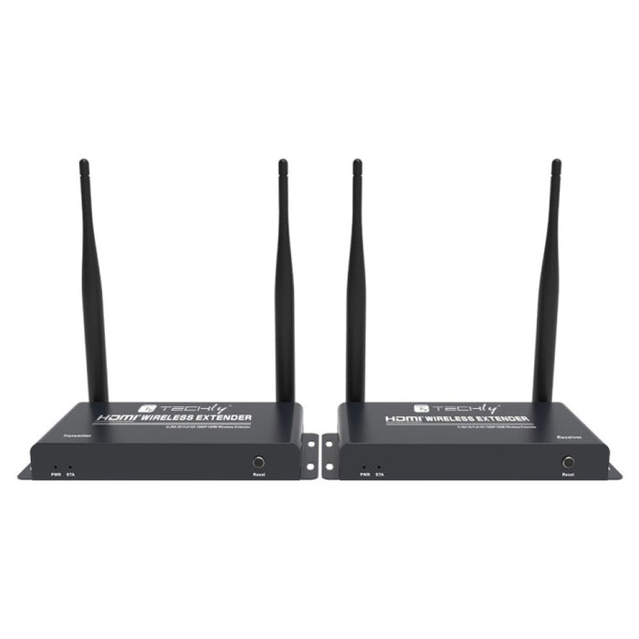 EAN 8059018365610 - Techly IDATA HDMI-WL212 extensor audio/video Transmisor y receptor de señales AV Negro imagen 3