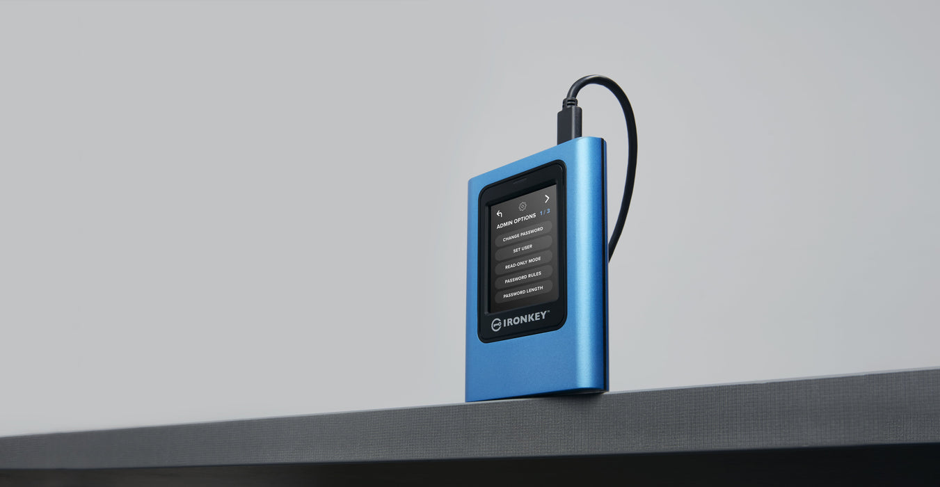 EAN 0740617328424 - Kingston Technology IronKey Vault Privacy 80 1,92 TB USB Tipo C 3.2 Gen 1 (3.1 Gen 1) Azul imagen 14