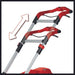 EAN 4006825669138 - Einhell RASARRO 36/42 (2x5,2Ah) Cortacésped manual Batería Negro, Rojo imagen 5