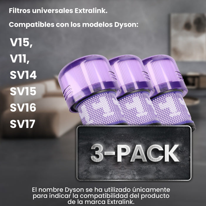 EAN 5907207223100 - Extralink FILTRY DO ODKURZACZY 3 PCS DYSON V11/SV14/SV15/SV16/SV17 STICK Filtro Aspiradora sin cables imagen 26