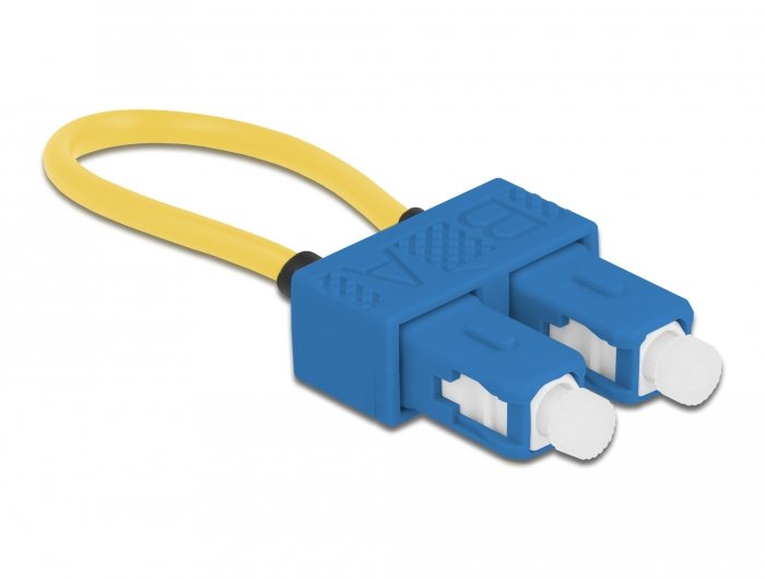 Delock Lwl Loopback Adapter Sc   Upc Singlemode Blau