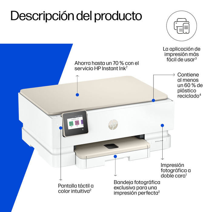 EAN 0198990280264 - HP ENVY Photo 7230 Inyección de tinta térmica A4 4800 x 1200 DPI 15 ppm Wifi imagen 3