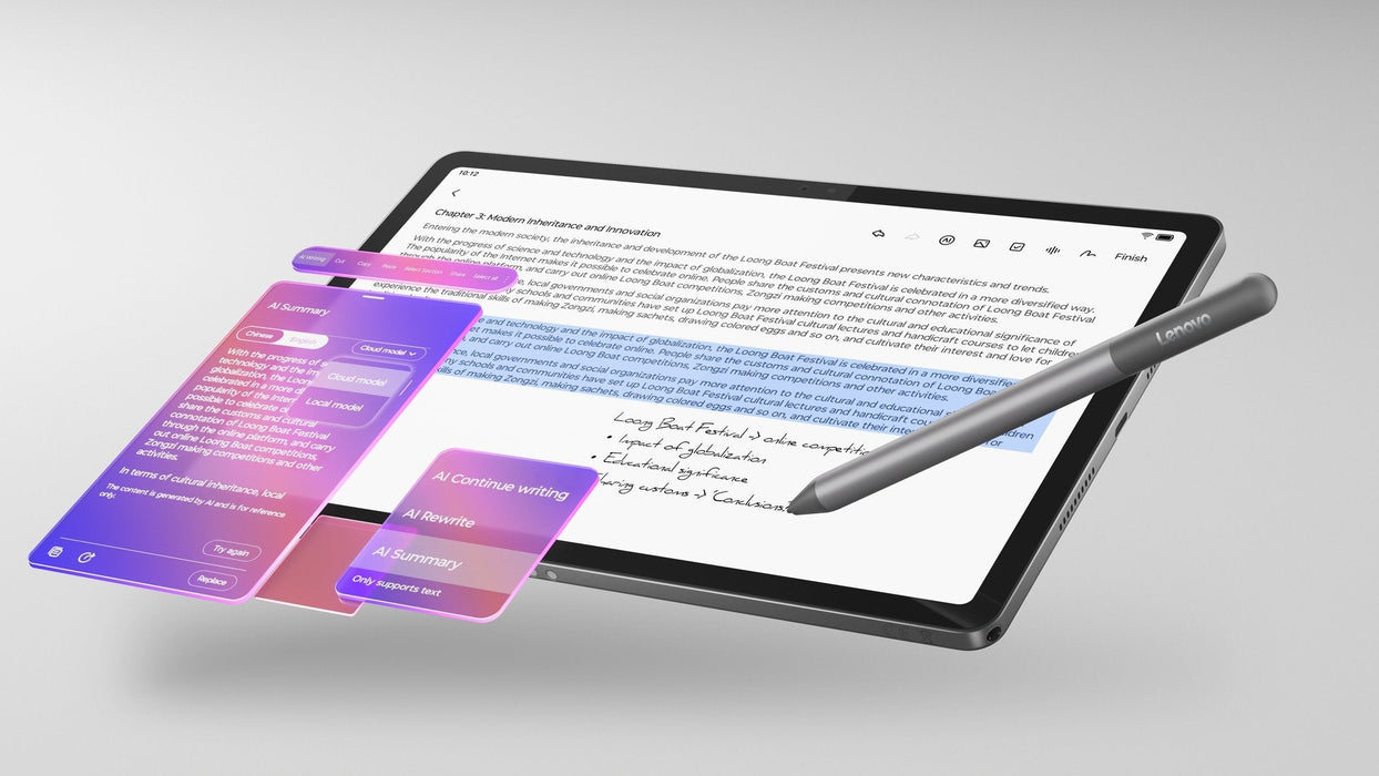 Lenovo Idea Tab 8+256gb 5g 11" Luna Grey + Pen Ita