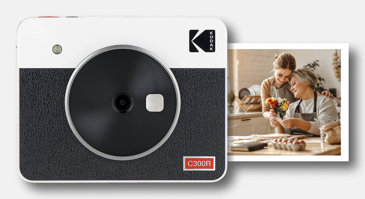 Kodak Mini Shot 3  Instant Print Camera + 8 Photos, Blanco