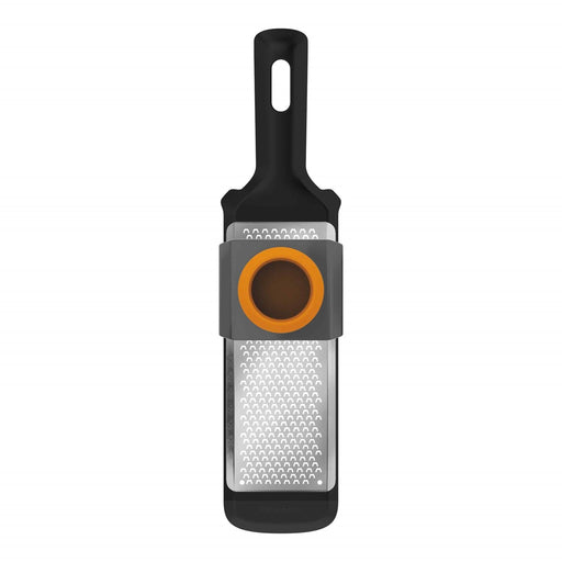 EAN 6424002000891 - Fiskars 1014412 cortador de verduras en espiral o rallador manual Rallador plano Negro, Naranja imagen 1