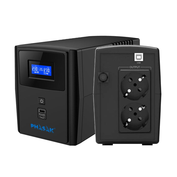Sai Ups Phasak 800va Sirius Ph 7308 Interactivo 0.8kva