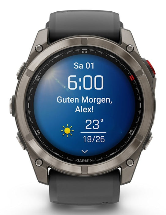 EAN 753759351007 - Garmin fēnix 8 Pro 3,56 cm (1.4") AMOLED 51 mm Digital 454 x 454 Pixeles Pantalla táctil Grafito, Titanio  imagen 9