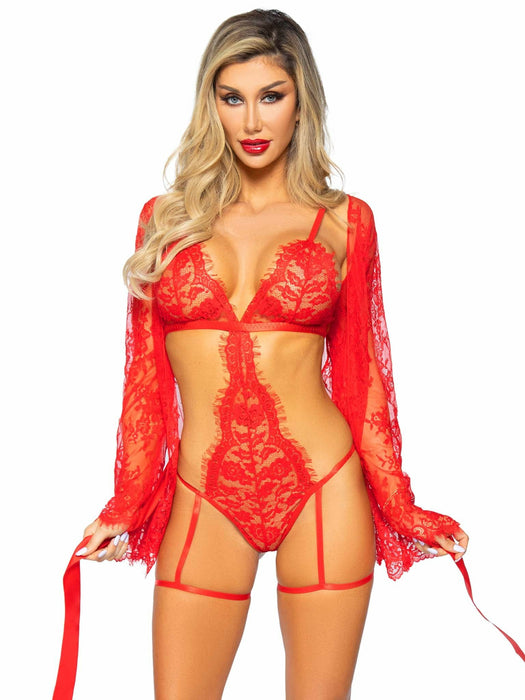 EAN 714718559926 - Leg Avenue 86123_00302 conjunto de ropa interior y bodi Rojo imagen 4