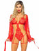 EAN 714718559926 - Leg Avenue 86123_00302 conjunto de ropa interior y bodi Rojo imagen 4
