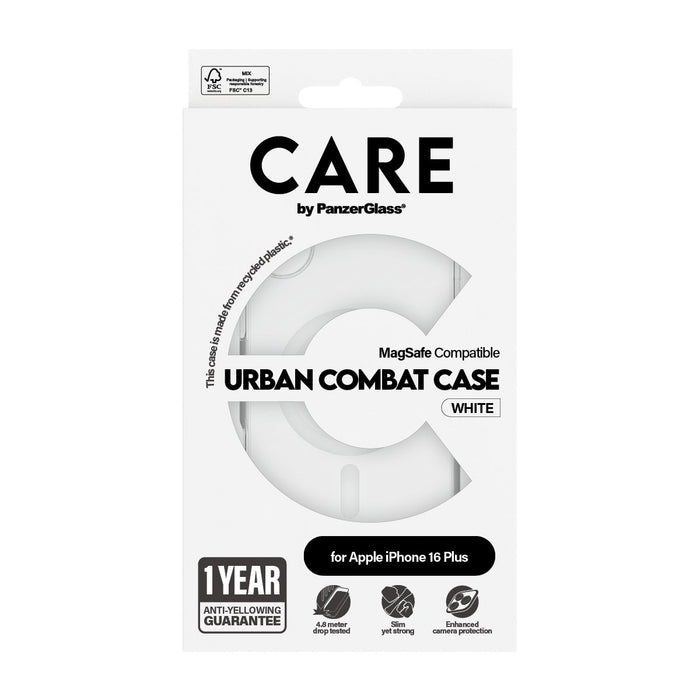 EAN 5715685004056 - PanzerGlass CARE™ by ® Urban Combat Case Transparent w. White MagSafe iPhone 16 Plus funda para teléfono  imagen 3