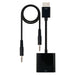 EAN 8433281006904 - Nanocable 10.16.2001-BK adaptador de cable de vídeo 0,1 m imagen 1