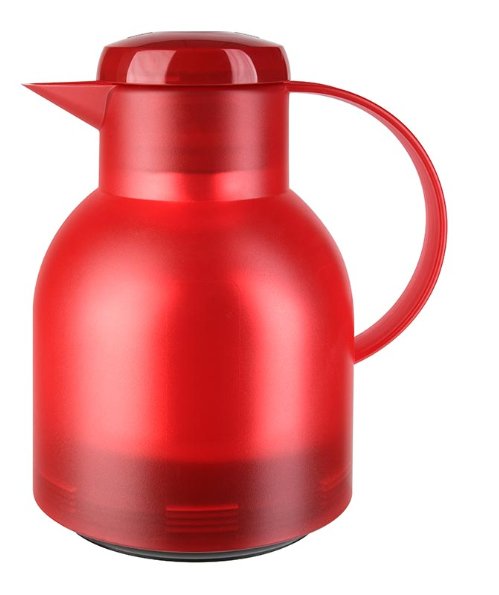 Emsa Jarra Al Vacío Emsa Samba, 1 Litro (Rojo/Transparente, Cierre Quick Press)