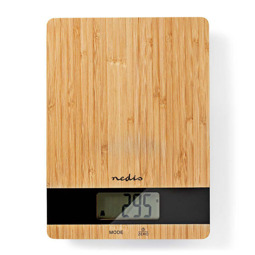 EAN 5412810334520 - Nedis KASC600WD báscula de cocina Madera Encimera Rectángulo Báscula electrónica de cocina imagen 1