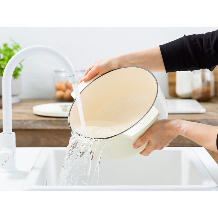 Kitchenaid Bräter Mit Deckel Gusseisen 22cm, Creme