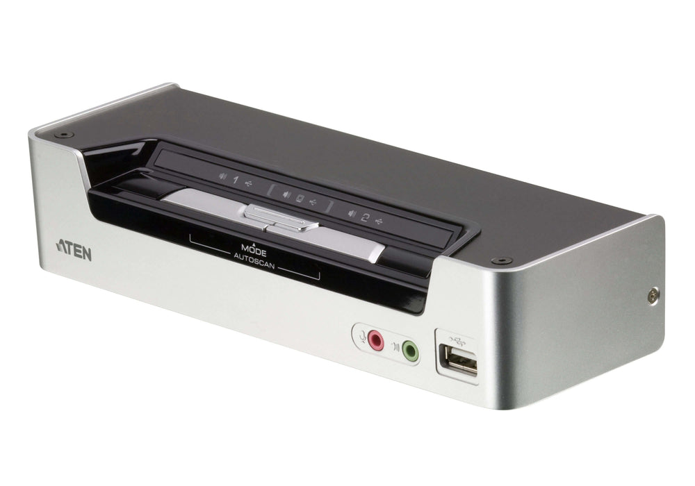 EAN 0672792398131 - ATEN CS1792 interruptor KVM Montaje en rack Negro, Plata imagen 1