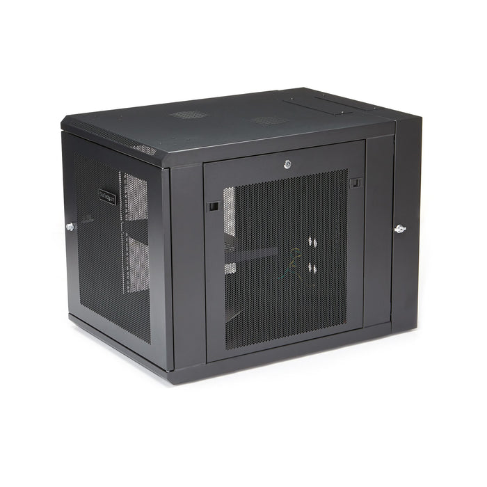 EAN 65030870436 - StarTech.com RK1232WALHM armario rack Bastidor de pared Negro imagen 3