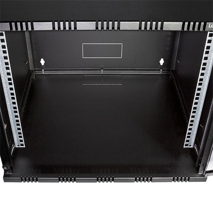 19" Wallmount Soho Box 9u 540*550, Flatpack, Negro