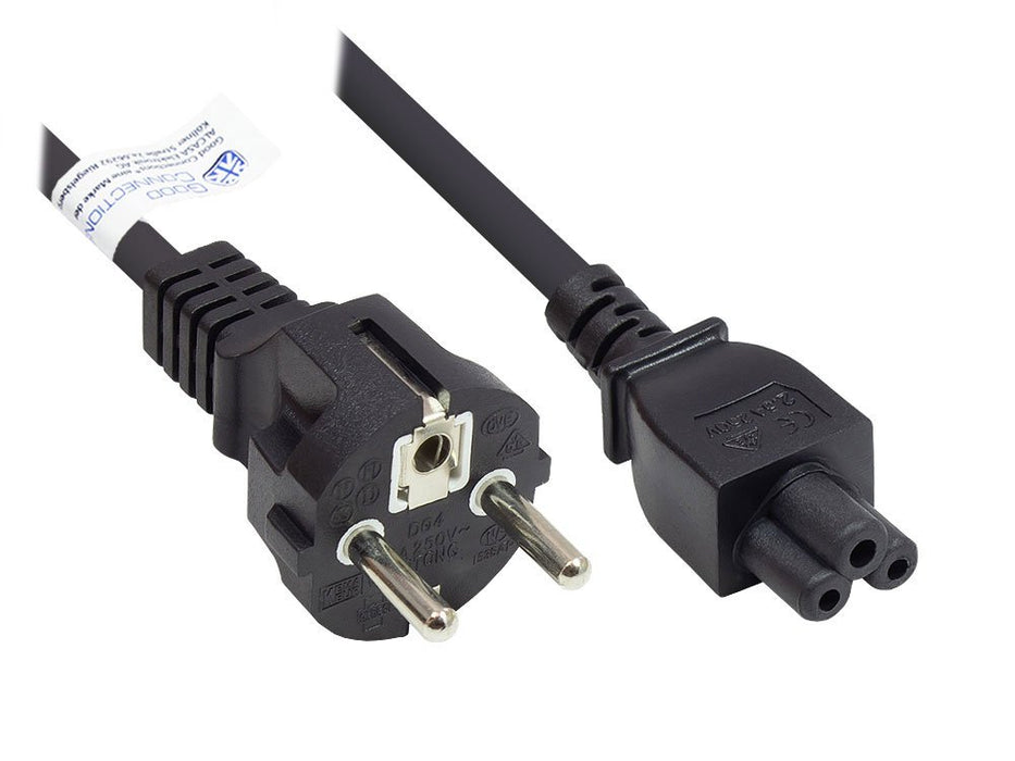 EAN 4014619168767 - Alcasa P0005-S018 cable de transmisión Negro 1,8 m Enchufe tipo E+F C5 acoplador imagen 1