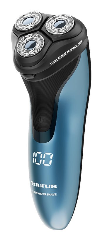 EAN 8414234035424 - Taurus 3 SIDE WATER SHAVE Máquina de afeitar de rotación Recortadora Negro, Azul imagen 1