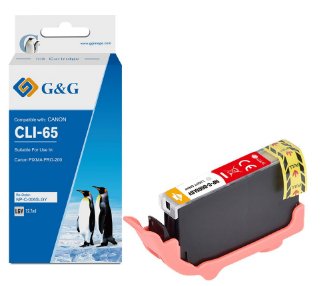 G&G Tinte Komp. Con Canon Cli-65lgy Patr. (12,7ml) Gris Claro