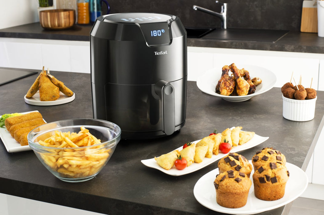 EAN 3045380014596 - Tefal Easy Fry Precision EY4018 Sencillo 4,2 L Independiente 1500 W Freidora de aire caliente Negro imagen 5