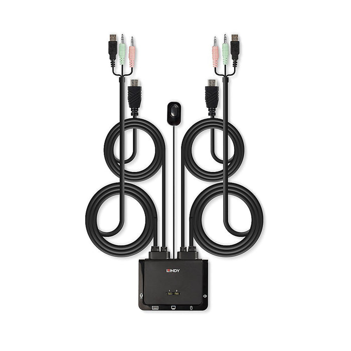 EAN 4002888423458 - Lindy 42345 interruptor KVM Montaje en rack Negro imagen 3