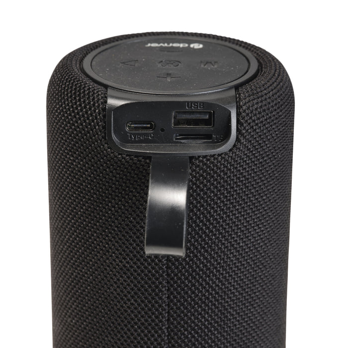 Altavoz Bluetooth Denver Btl-330b Inalambrico Con Funcion De Iluminacion