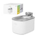 EAN 8721022291673 - Hombli HBWF-0109 comedero y bebedero para perro y gato Acero inoxidable Blanco Bebedero automático para m imagen 2
