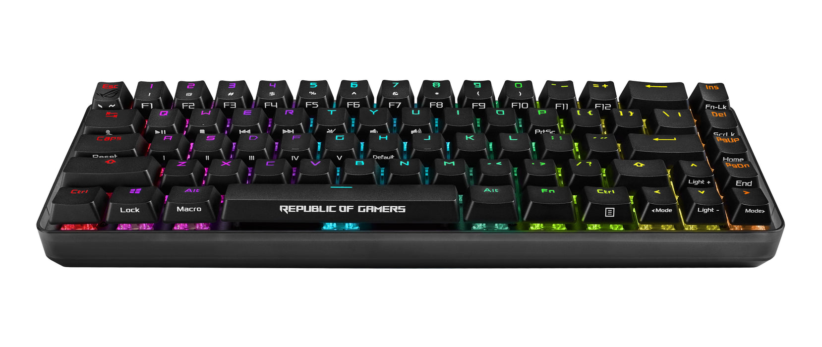 Teclado Francés Asus Rog Falchion Rf Inalámbrica + Usb Azerty Negro