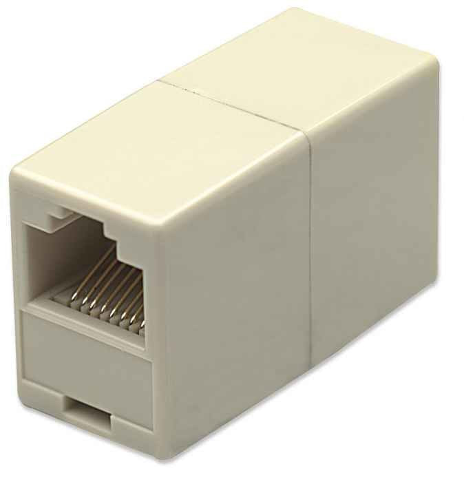 EAN 0766623504225 - Intellinet 504225 cambiador de género para cable 8P8C Marfil imagen 1