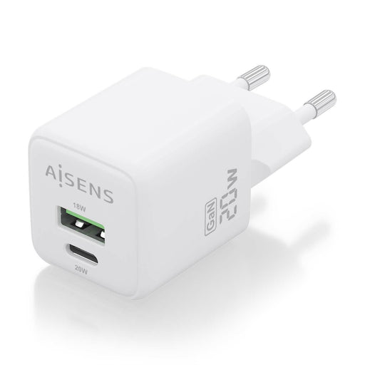 EAN 8436574709469 - AISENS ASCH-20W2P010-W cargador de dispositivo móvil Universal Corriente alterna Carga rápida Interior imagen 2