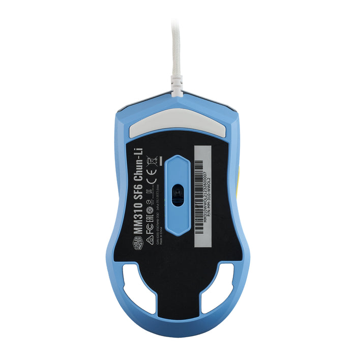 Ratón Con Cable Gamer Cooler Master Mastermouse Mm310 Street Fighter 6 (Blanco/Azul)