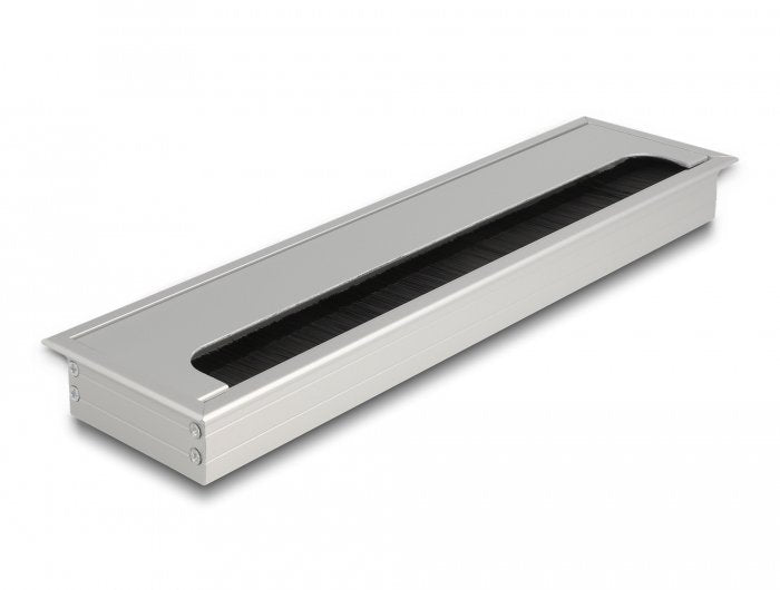 Delock 66863 Organizador De Cables Escritorio Cable Grommet Plata 1 Pieza(S)