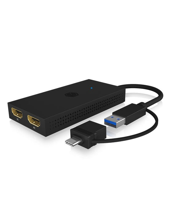 EAN 4250078173403 - ICY BOX IB-SPL1029AC Adaptador gráfico USB 3840 x 2160 Pixeles Negro imagen 5