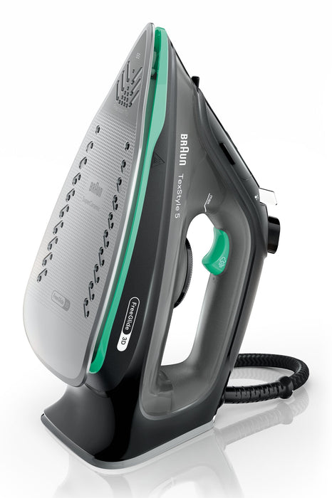 Plancha De Vapor Braun Si5277gr Negra Y Verde
