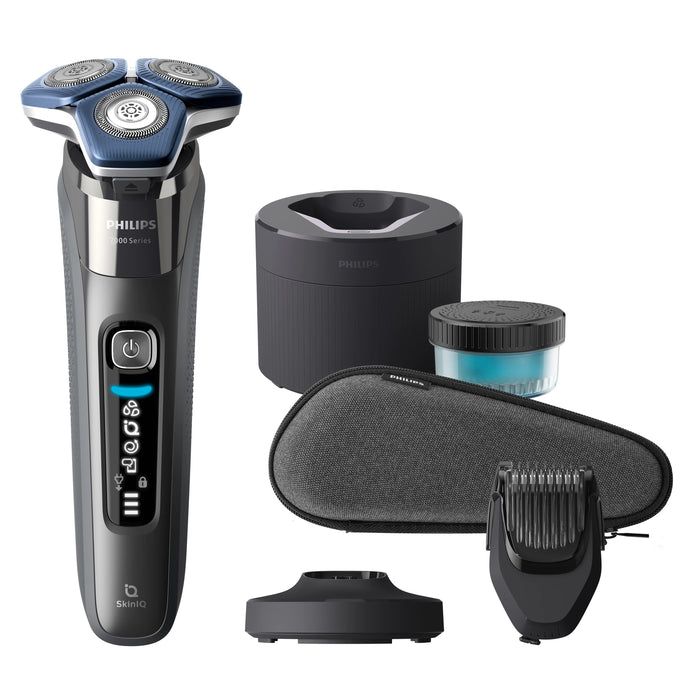 EAN 8720689008211 - Philips SHAVER Series 7000 S7887/58 afeitadora Máquina de afeitar de rotación Recortadora Cromo imagen 2