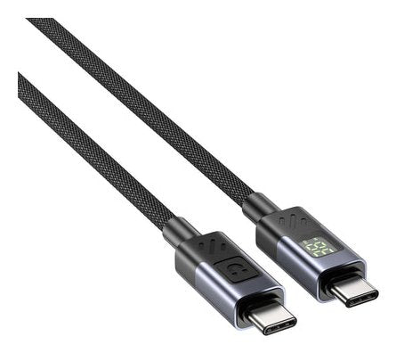 Unitek C14158abk01-3m Usb-C Cable Charging With Led Display 3m Black