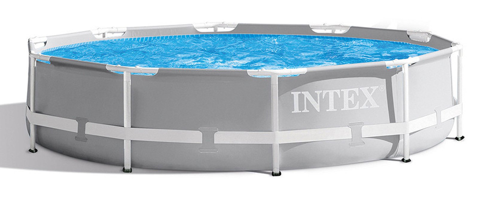 Intex Prismframe Piscina Con Anillo Hinchable Círculo 4485 L Azul, Gris