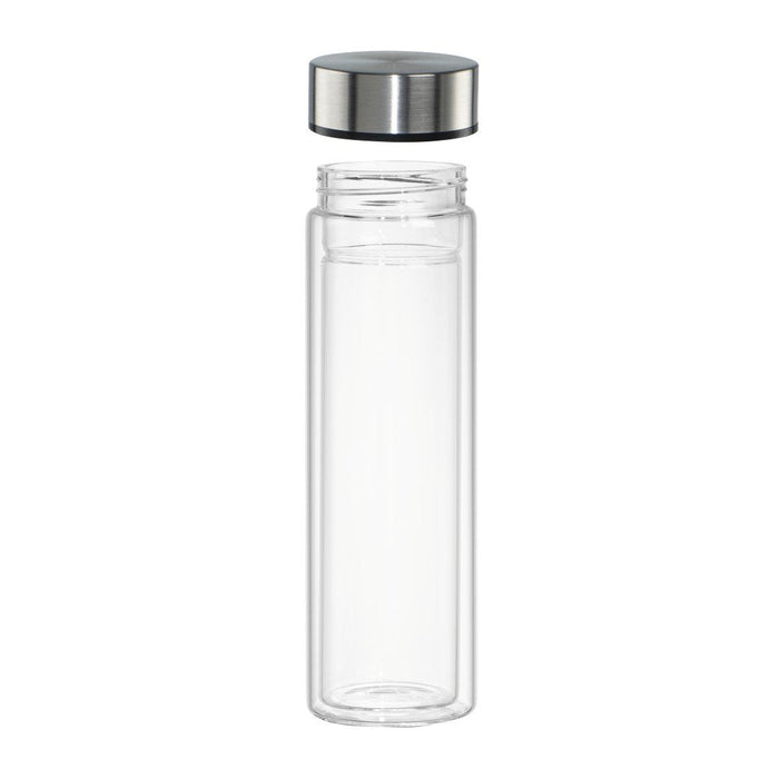 Hama Botella De Vidrio Con Tapa Protectora 450ml Para Calor + Frio 181598