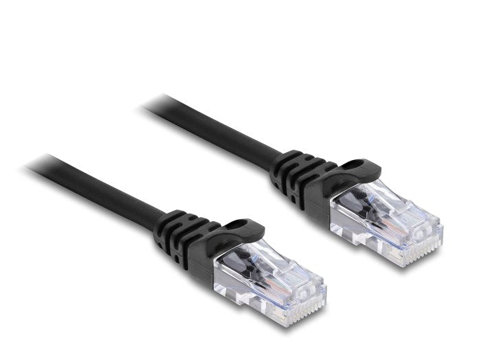 Delock Rj50 Cable En Espiral Conector Macho A Macho 3 M Negro