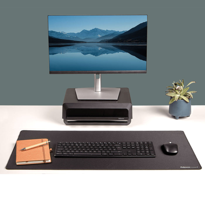 EAN 0043859808816 - Fellowes Breyta protector de escritorio Tela, Poliéster, Caucho Gris imagen 2