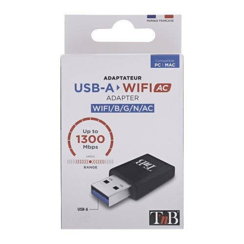 EAN 3303170098431 - T'nB ADWF1300ACN adaptador y tarjeta de red WLAN 1300 Mbit/s imagen 5