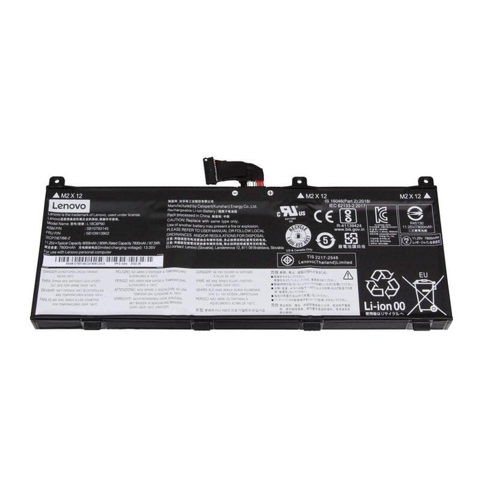 90wh 6-Cell Li-Ion Internal  Battery For Lenovo Thinkpad